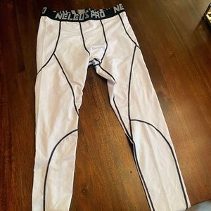 NELEUS PRO- Cycle, Bicycle, Spin Pants Black and White